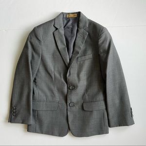 Boys Sport Coat Jacket Blazer Youth Class Club Gray